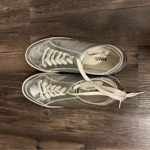 Mango Silver Sneakers